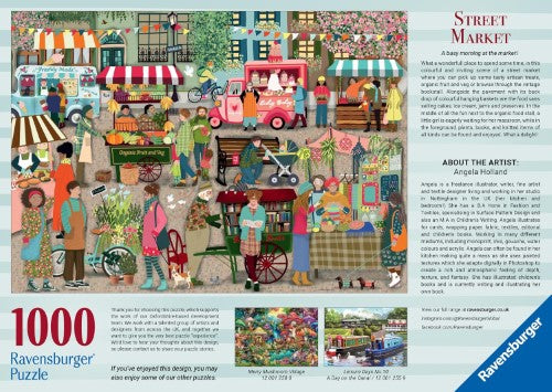 Jigsaw Puzzle - Ravensburger Street Market (1000pcs)