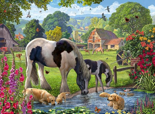 Jigsaw Puzzle - Ravensburger Hadlow Ponies (500pcs)