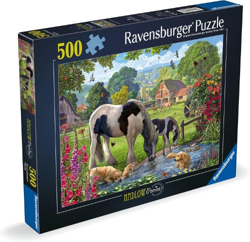 Jigsaw Puzzle - Ravensburger Hadlow Ponies (500pcs)
