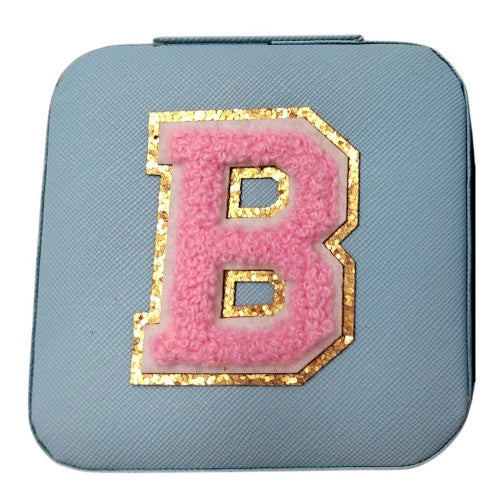 Letter - B Blue Jewellery Box (Set of 2)