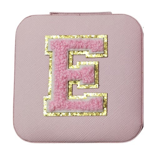 Letter - E Pink Jewellery Box (Set of 2)