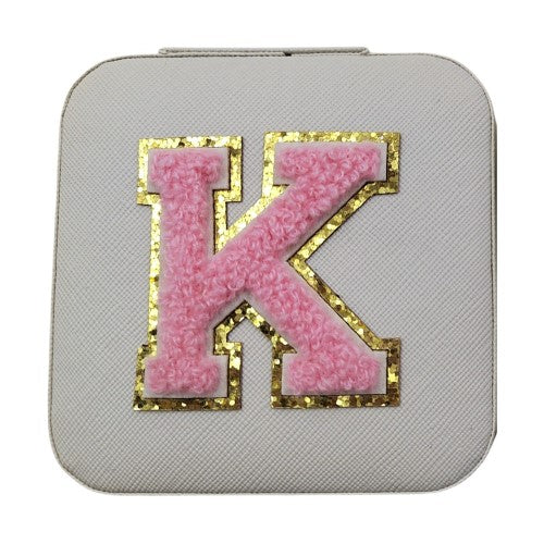 Letter - K White Jewellery Box (Set of 2)