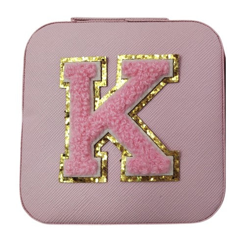 Letter - K Pink Jewellery Box (Set of 2)