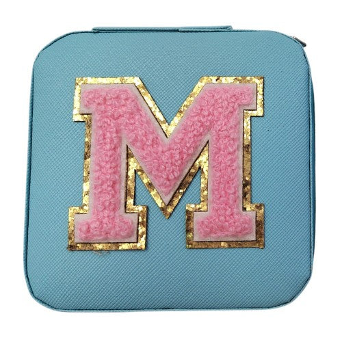 Letter - M Blue Jewellery Box (Set of 2)
