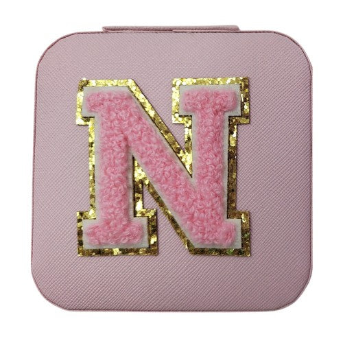 Letter - N Pink Jewellery Box (Set of 2)