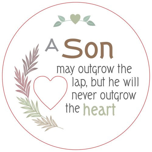 Son Piece of My Heart Magnet (Set of 2)