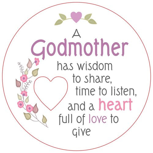 Godmother Piece of My Heart Magnet (Set of 2)