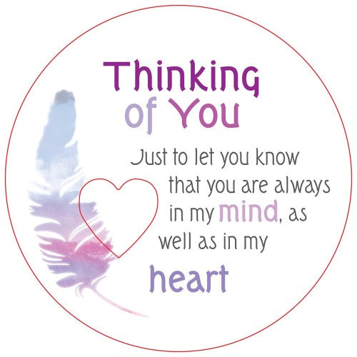 Thinking Of You Piece of My Heart Magnet (Set of 2)