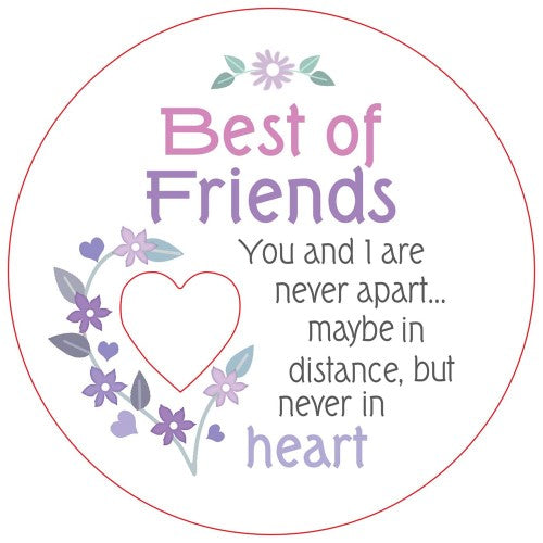 Best Of Friends Piece of My Heart Magnet (Set of 2)