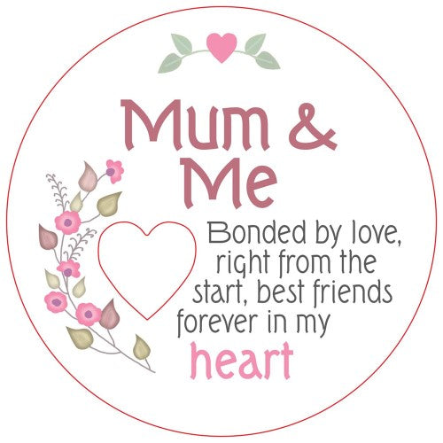 Mum and Me Piece of My Heart Magnet (Set of 2)