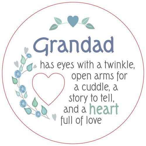 Grandad Piece of My Heart Magnet (Set of 2)