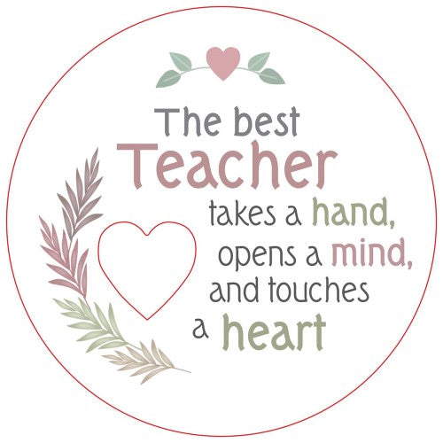 Best Teacher Piece of My Heart Magnet (Set of 2)