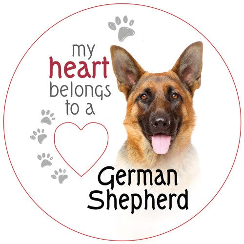 German Shepherd Piece of My Heart Magnet (Set of 2)