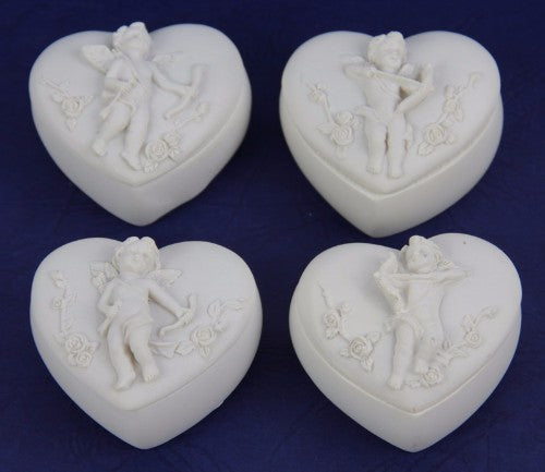 Cherub On Heart Box Set of 24
