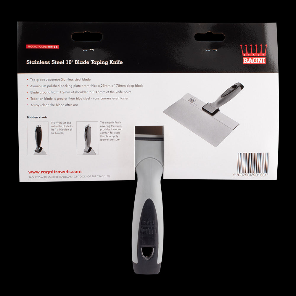 RAGNI 250mm Stainless Steel Taping Knife