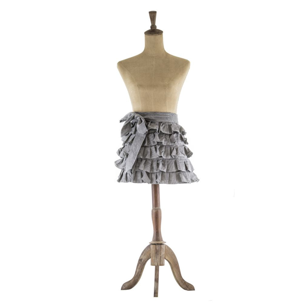 Apron - Frill Half Raven - 45 x 50cm