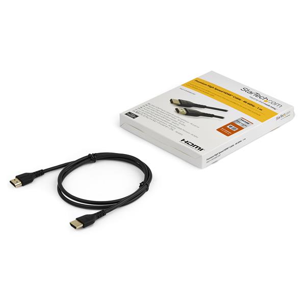 1m Premium HDMI 2.0 Cable - 3ft, supports 4K 60Hz HDR with durable aramid fiber design for reliable AV connections.