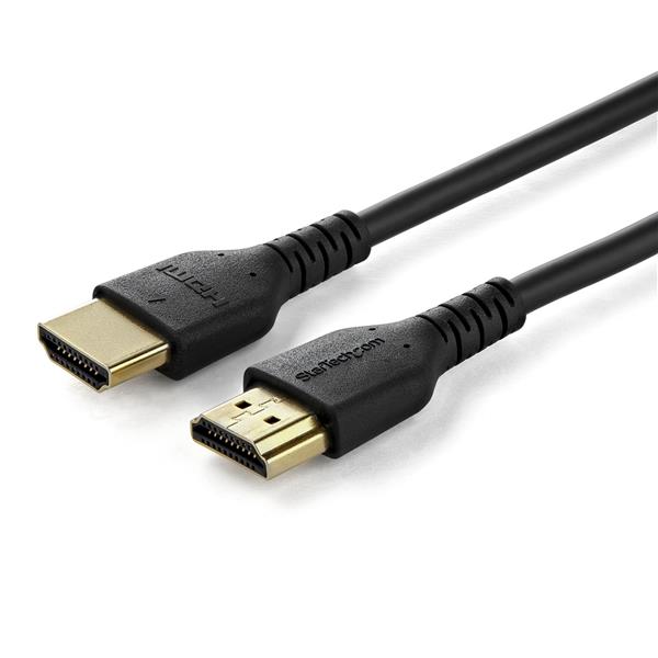 1m Premium HDMI 2.0 cable, durable aramid fiber, supports 4K 60Hz HDR for vibrant audio-visual experiences.