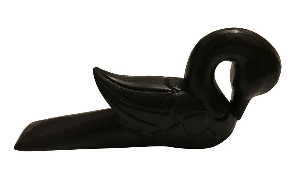 Door Wedge Black Swan Wood