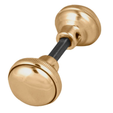 Brass plated rim lock spare knobs and spindle for enhanced home security and smooth operation. Ideal for all door types.