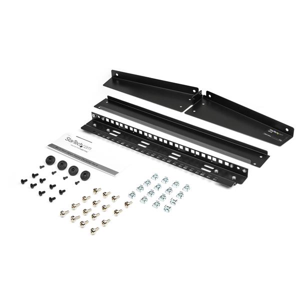 4U Open Frame Desktop Rack - 2 Post Free Standing Rack for A/V & IT Equipment