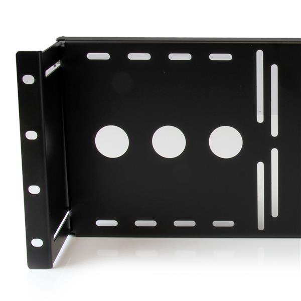 Universal VESA Mounting Bracket for secure LCD and touch screen monitor installation in 19in racks, adjustable and durable.