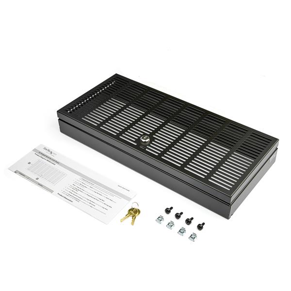 5U Rack-Mount Security Cover with Key - Locking Hinged Door for Server Equipment Protection