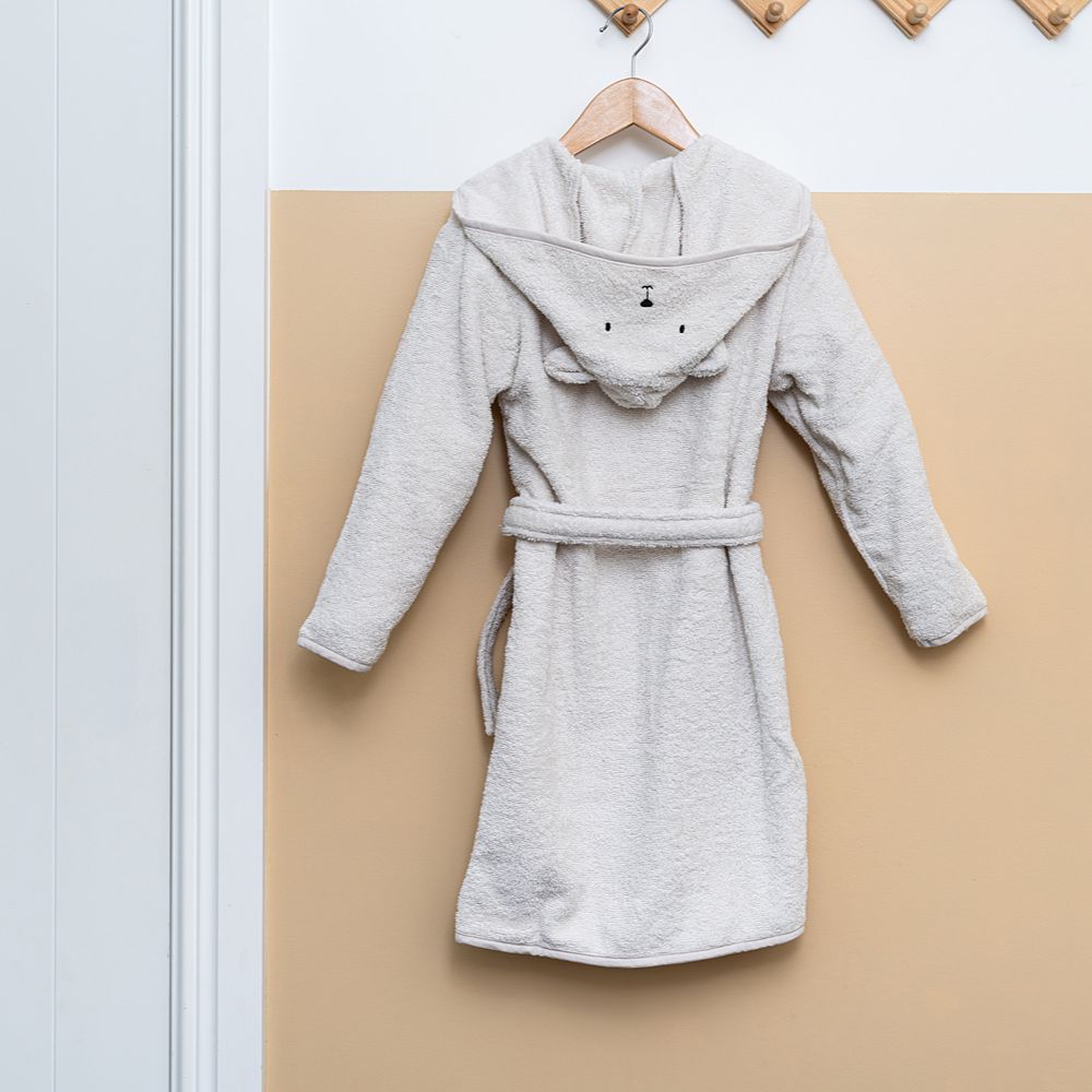 Baksana - Kids Bath Robe - Beige - 6/7