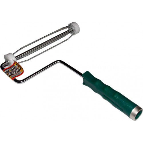 Premium 230mm paint roller handle with durable wire cage, ergonomic design, and rust-resistant finish for smooth application.