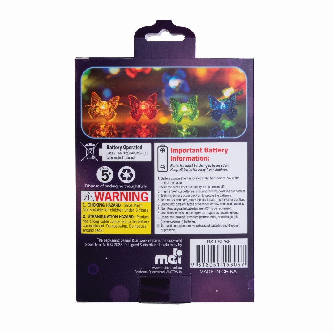 LED String Light - Butterfly (Set of 3)