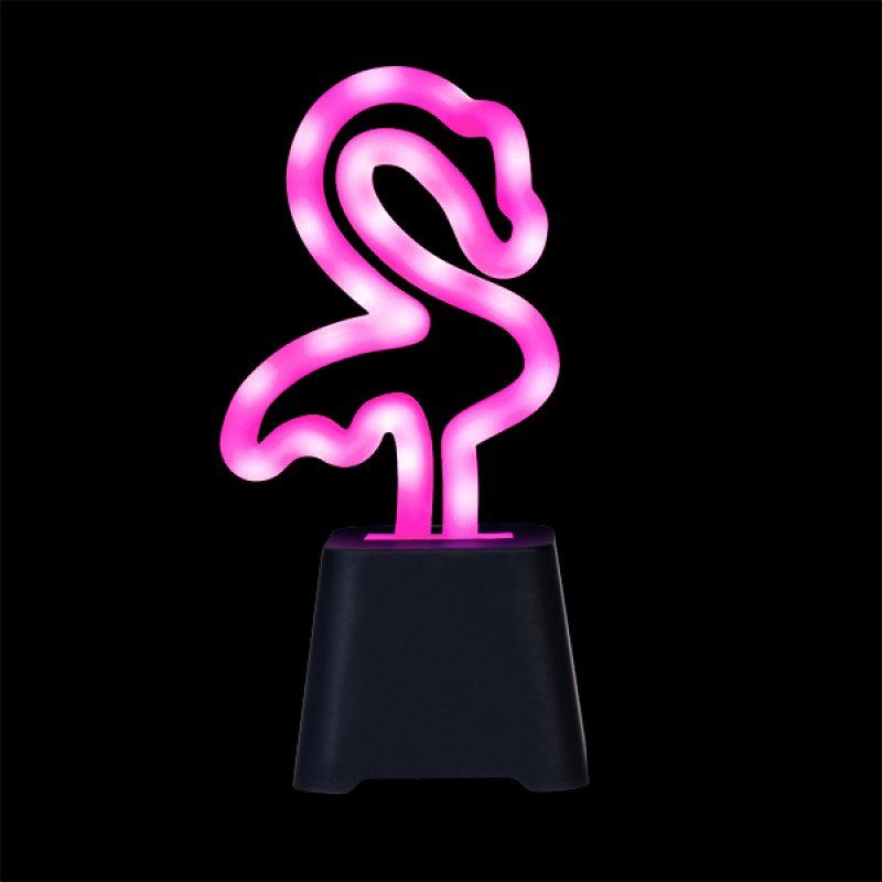 Neon Light Speaker - Flamingo (19.8cm)