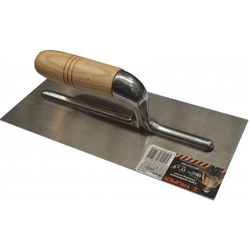 PLASTER TROWEL with Wood Handle - TRUPER (275mm)