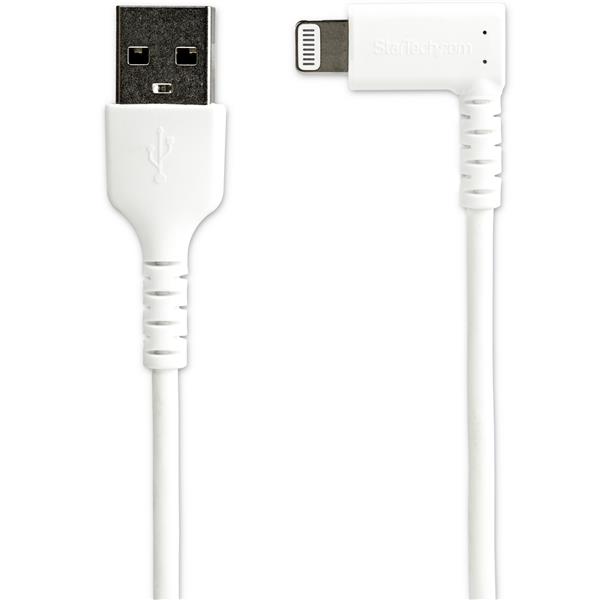 2m USB A to Lightning Cable Durable Right Angle Apple MFI Cord