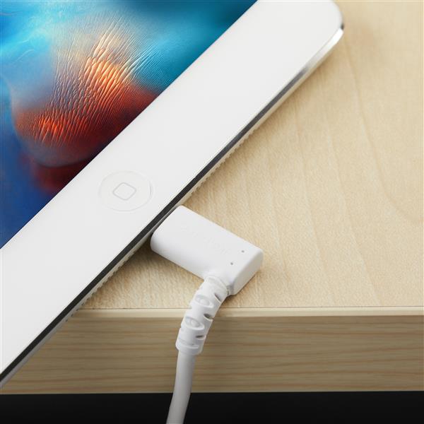 2m USB A to Lightning Cable Durable Right Angle Apple MFI Cord
