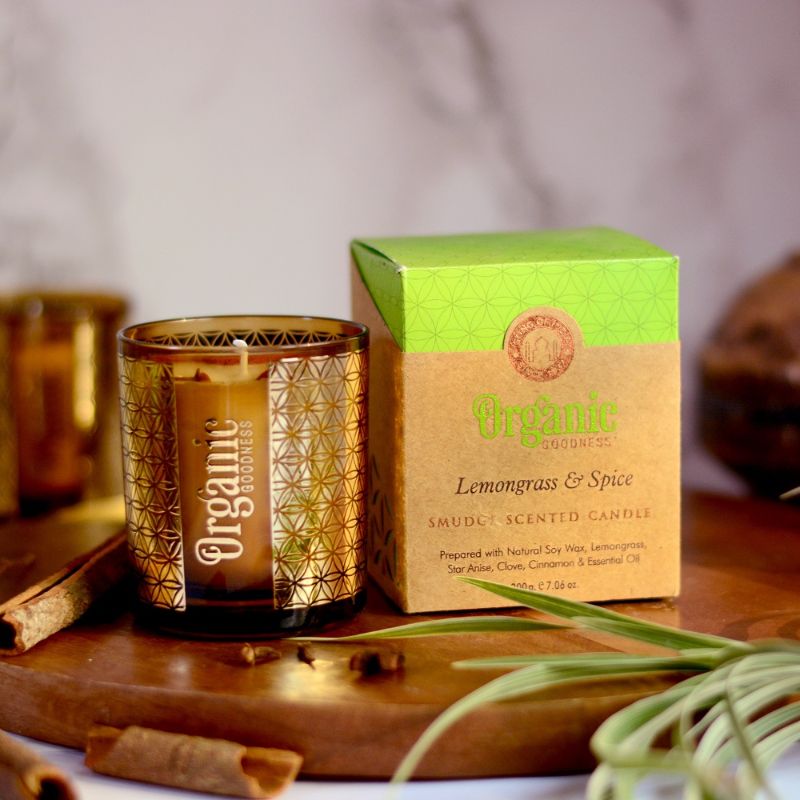 Candle Lemongrass & Spice 200gm Organic Goodness