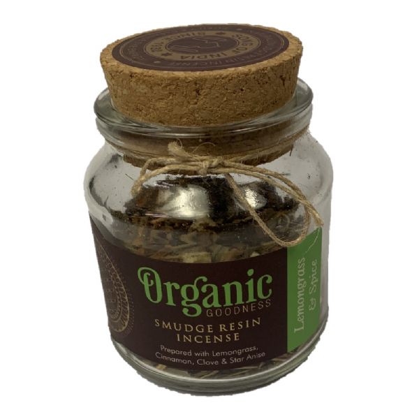 Smudge Resin Lemongrass + Spice Organic Goodness