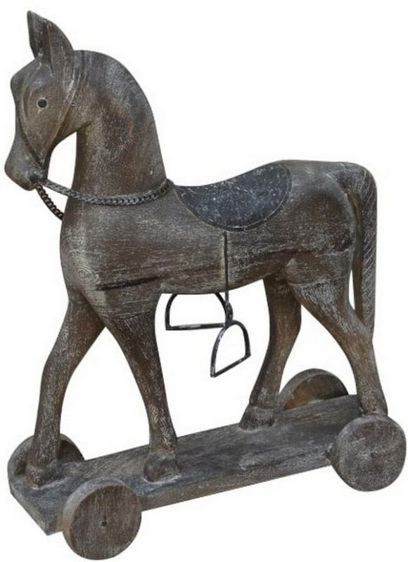 Rolling Horse Ornament - 48cm