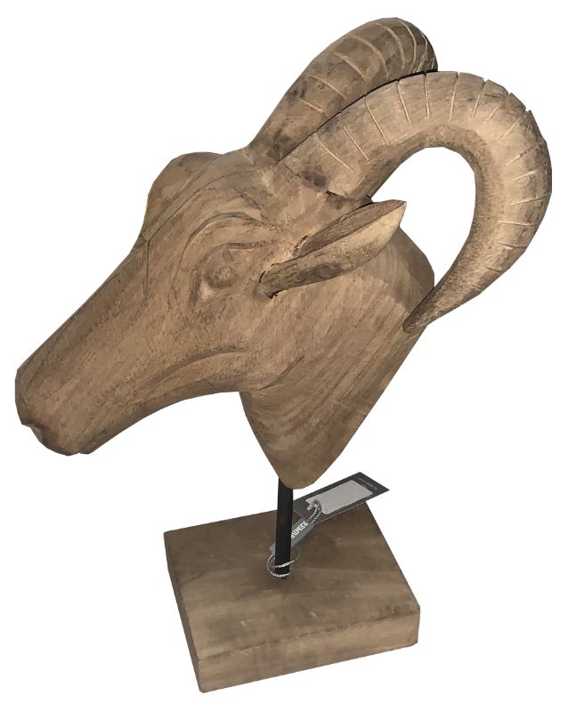Rams Head Ornament - 32cm