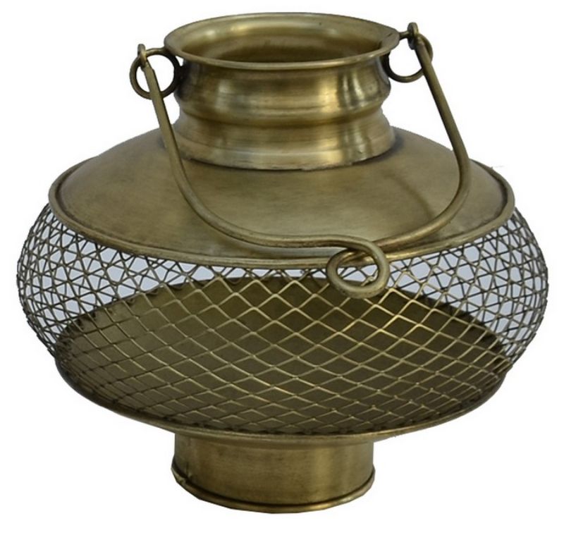 Gold Candle Holder - 29cm