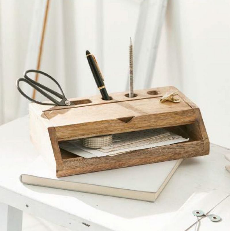 ORGANISER - WOODEN (25cm)