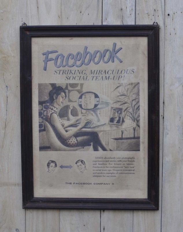 Facebook Framed Art