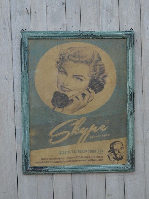 Skype Framed Art