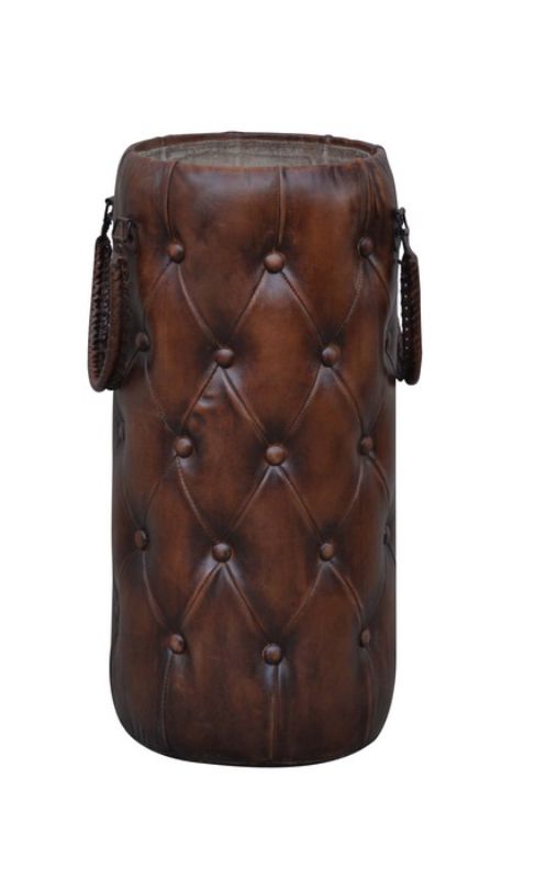 Vinatge Leather Umbrella/Basket