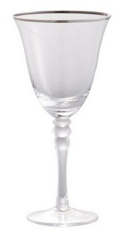 Wine Glass - Felicity - 19cm (Silver Rim)