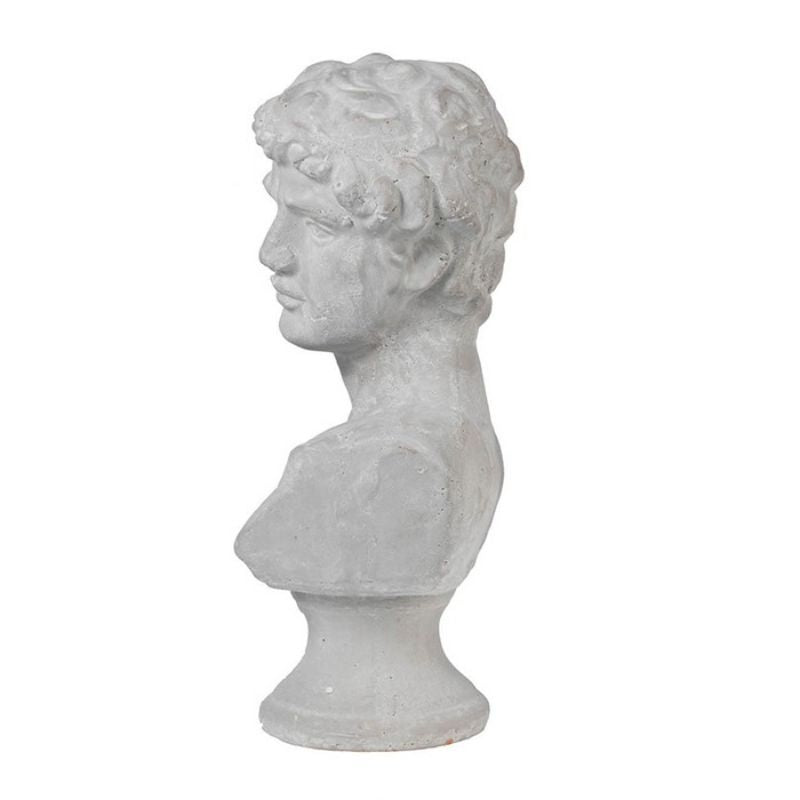 Ceramic Bust Male Head - Large