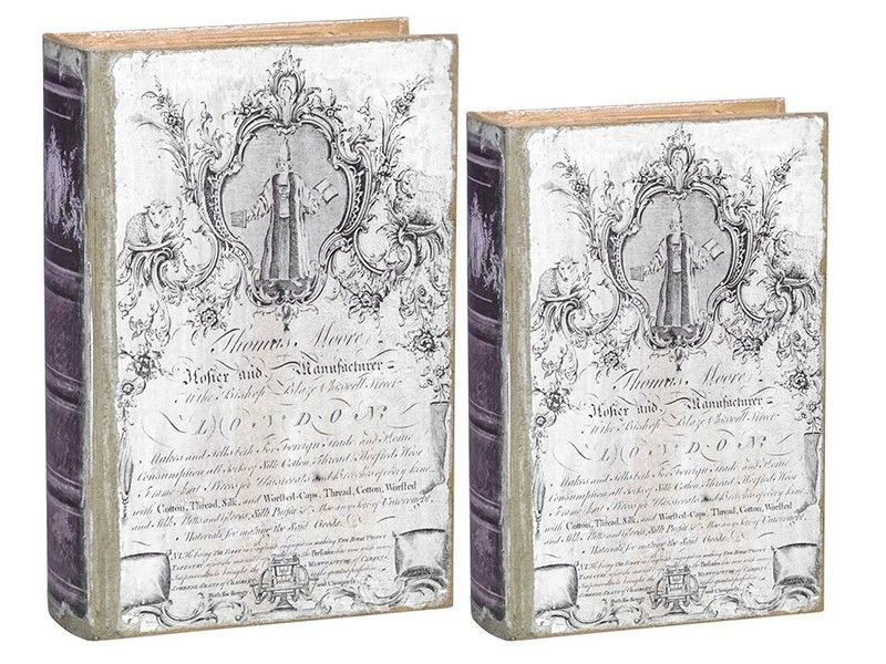 BOOK BOXES (Set of 2)