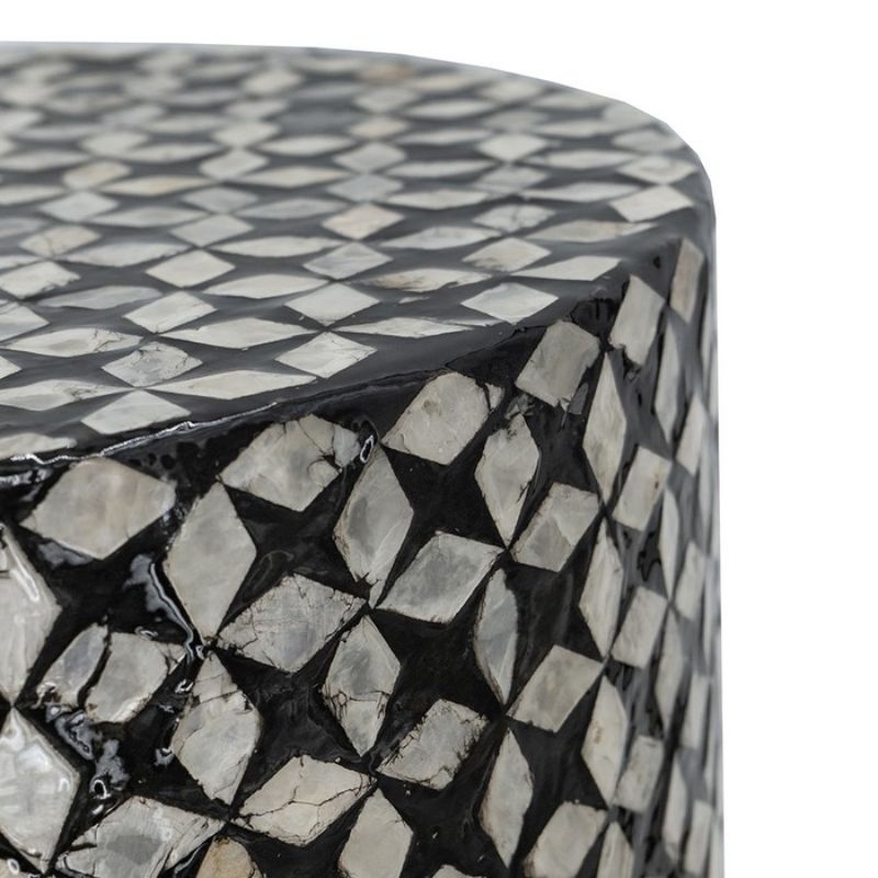 Accent Stool / Table - 45cm - Black