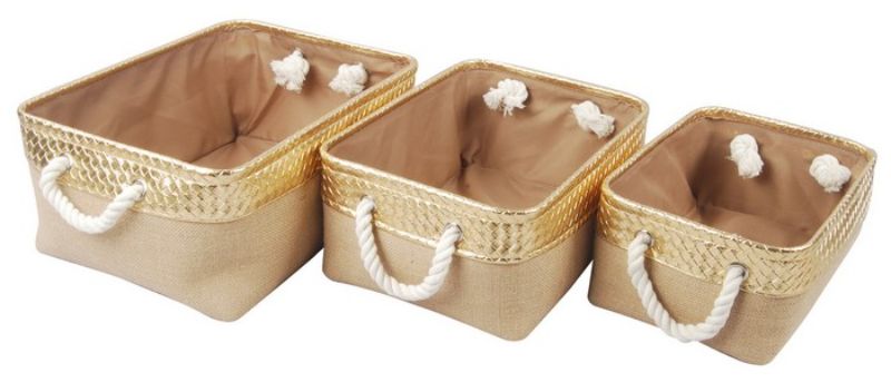 Jute Baskets Set of 3