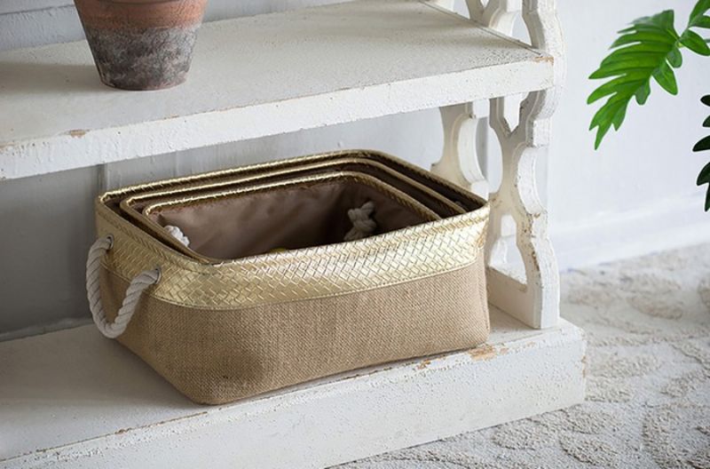 Jute Baskets Set of 3