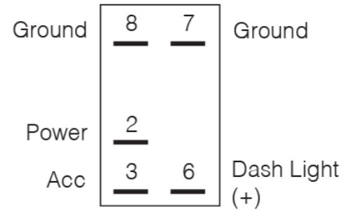 Switch Bilge Pump Led 12/24v Rocker - Narva